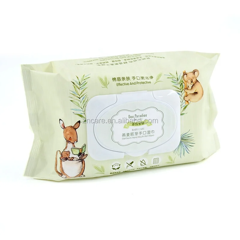 China factory baby products free samples disposable organic baby water Bamboo wipes for Mouth& Hand cleaning