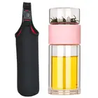 New Glass Bottle New Custom BPA Free Borosilicate Glass Water Bottle