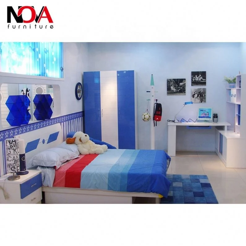 20KAD017 European Style Hot Sell Kids Modern Bed Room Furniture Customize Wooden Children Toddler Sleeping Bed