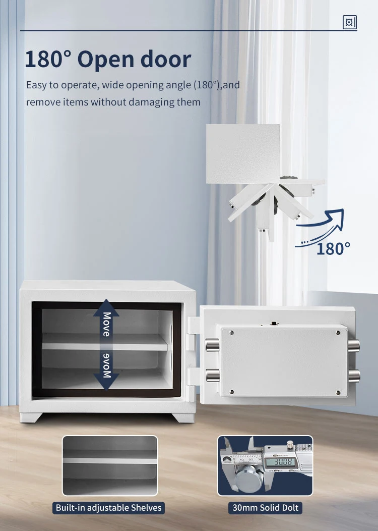 CEQSAFE Office Hotel Deposit Safe Cabinet Home Money Safes Box Fireproof Digital Safe factory