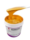 Ink Printing Metallic Gold Shiny Golden Paste Ink For Lycra Garment Textile Silk Screen Printing