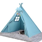 House Indian Teepee Tent For Kids Children Play Tent House Baby Indoor Outdoor Kids Mini Tipi Toy Tents