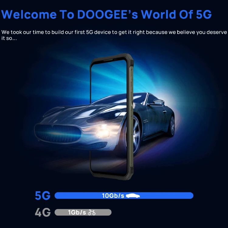 Hot Selling 5G Cell Phone Doogee V10 8GB 128GB IP68 Waterproof 8500mAh Fast and Wireless Charging Android 11 Mobile Phone 9 Hebdc268015494ebb9d7d433a2c84254fi