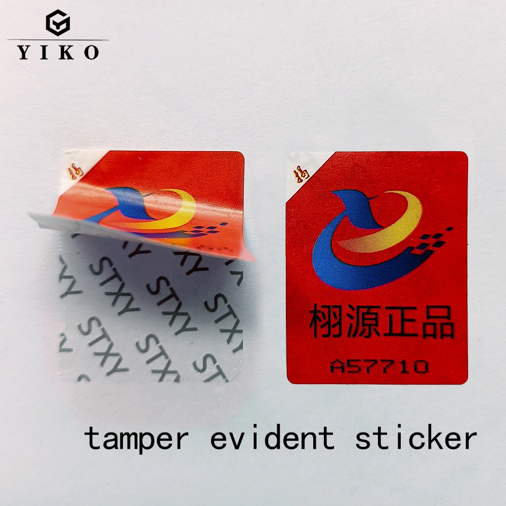 product professional custom printing open void with tamper evident void security seal labels sticker-7