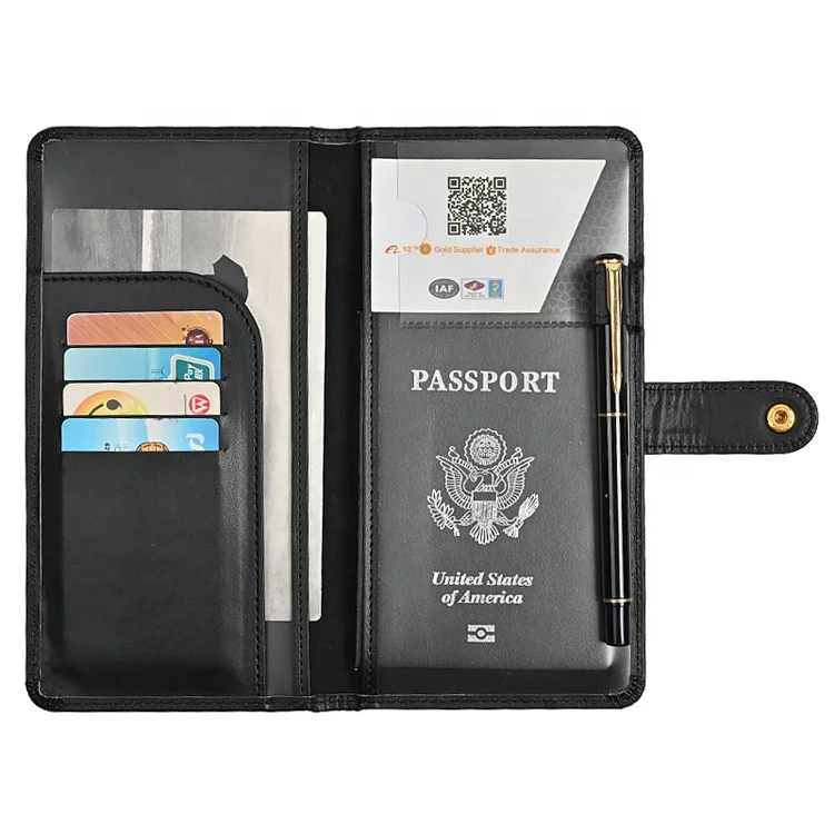 Travel Passport Holder Ticket Document Protector Cover Case Bag Wallet Brand New 