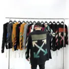 Sweater Kingsun Mohair Angora Fuzzy Men Designer Sweater Clothing Crew Neck Sweater Knitwear Custom Mohair Sweater