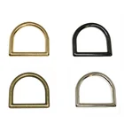 D Ring Ring Free Sample Metal D Ring Buckles 5mm For Belt Bag Metal Seamless D Ring Hebilla De Anillo En D