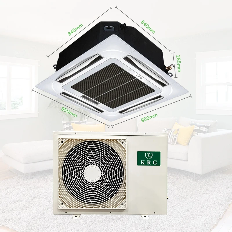 R A Ceiling Cassette Mounted Split Air Conditioner Btu Cooling