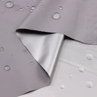 Shirt Pu Shirt Fabric Weight Loss 75D Polyester Tracksuit Sweat Shirt Track Pants Fabric With Silver PU Film