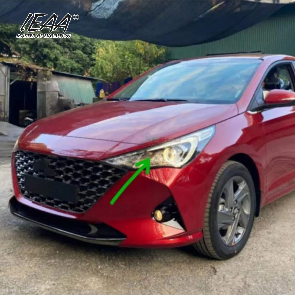 product ieaa auto car headlight cover headlight glass for hyundai accent head light lens cover 2020 2021 lampshade cover lens535-7