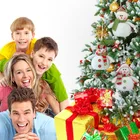 Family Ornament Smile Christmas Snowman Decoration Windows Decoration Family Christmas Tree Ornament