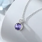 925 Silver Silver Wholesale Amethyst Necklace For 925 Sterling Silver Necklace With Crystal Necklace