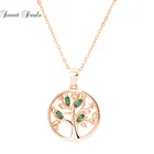Silver Family Silver 925 Sterling Silver Jewelry Family Tree Of Life Pendant Necklace Fashion