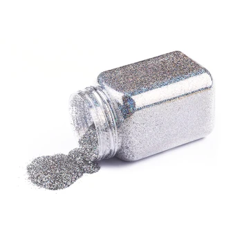 Wholesale micro fine polyester 1kg rainbow bulk holographic glitter for Tumblers cups
