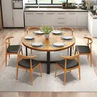 6 Table Seat Dinner Round Wooden Set Room Furnitur Furniture Modern 6 Chair Dining Table Dining Table With 6 Chair Seat