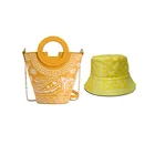Trend 2021 Summer New 1 Shoulder Portable Bucket Bag Trend Cashew Flower Personalized Chain Slant Across Women Bag