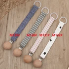 Baby China Factory Direct Sale Fabric Baby Pacifier Clips With Silicone Ring