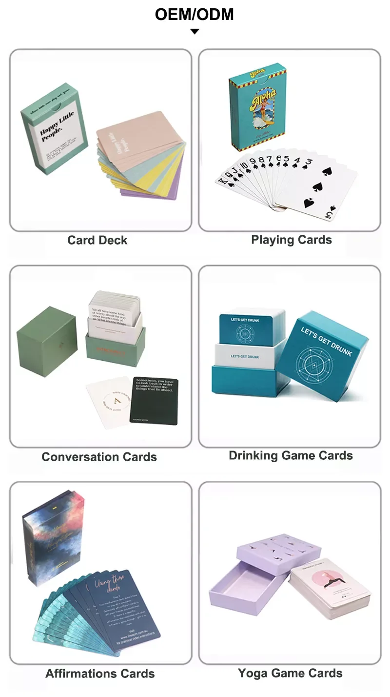 Custom card game manufacturer create