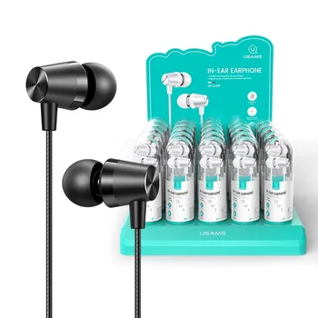 Usams Hot Sale Universal Mobile Handsfree Headphones Music 3.5Mm Earphone Wired Earphone In Ear With Mic