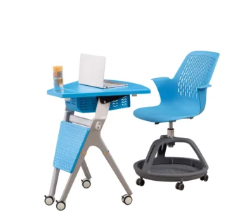 Educational institution training table cram remedial class university school students desk and chair combination doub
