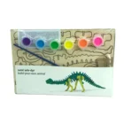 Diy Puzzle Wood DIY Paint 3d Wooden Puzzle Dinosaur Shape