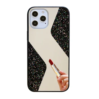 S Makeup mirror Bling Phone Case for Samsung Galaxy A21S A52 Girl Cover for Galaxy A41 A72 A32