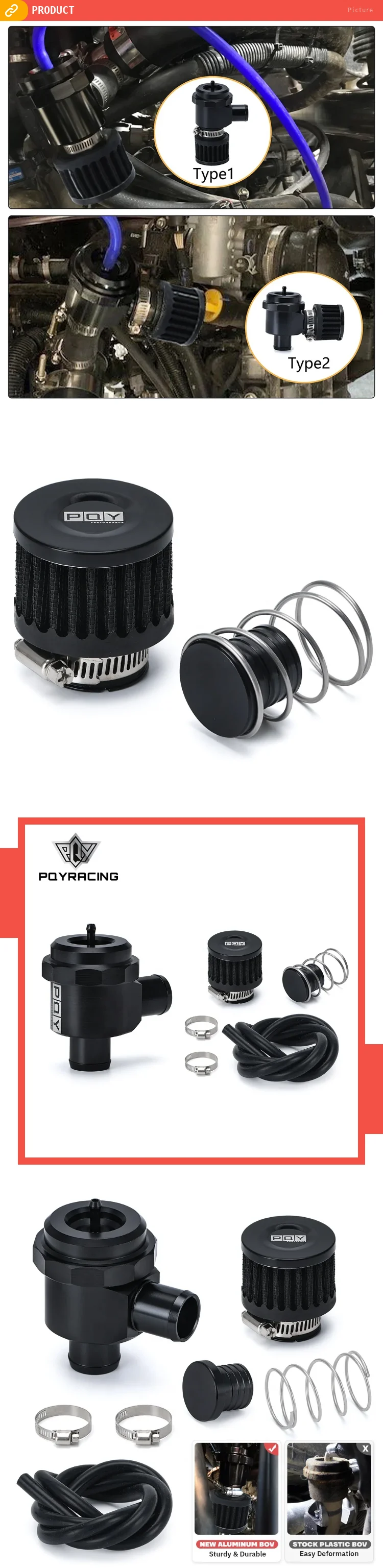 Billet Diverter Valve Blow Off Valve Kit Bov Replacement For Polaris