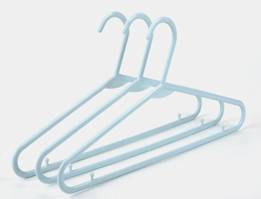 Manufacturer Recyclable Clothes Plastic Hanger Durable Slim Plastic Top Hanger For Wholesale