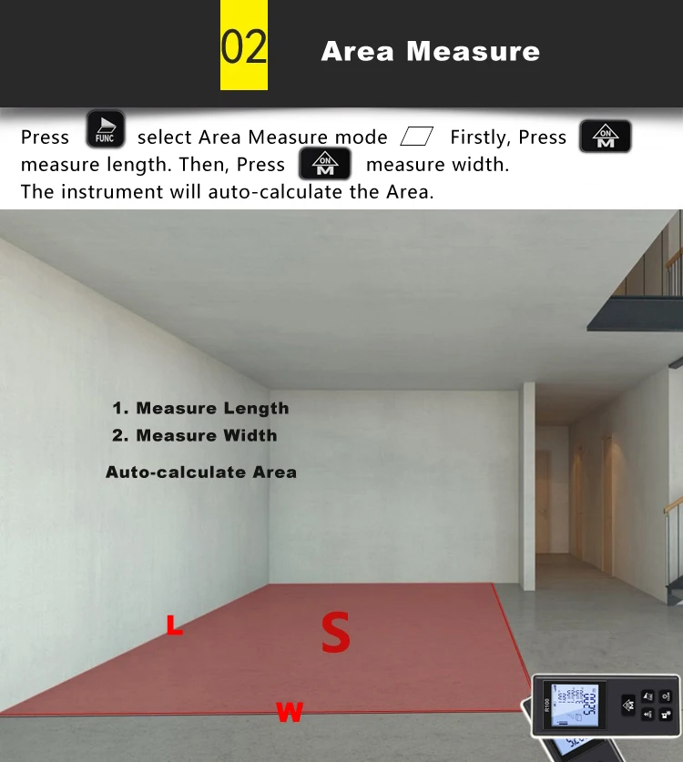 laser area measure laser area measure