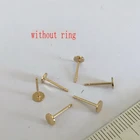 Stud Earring Jewelry Findings Ear Stud 14k Gold Filled Ball Earring Pin