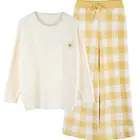 Night Dress Brand New OEM OAM Suppliers Female Night Nightgown Dress Soft Comfortable Smiling Flower Pajamas