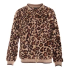 Coats Women Coats 2021 2021 Fashion Hot Sale Basic Leopard Baseball Uniform Warm Winter Womens Coats