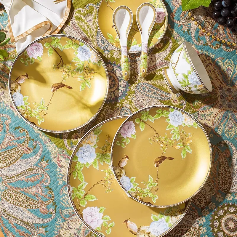 product china dream restaurant tableware ceramic ceramic dish plate set for gift manufacturer-5