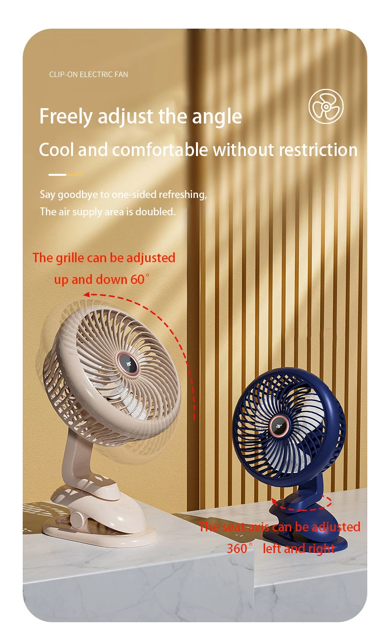 Control Portable Mini Fan, 2400mah, 5V, 5W - detail 20