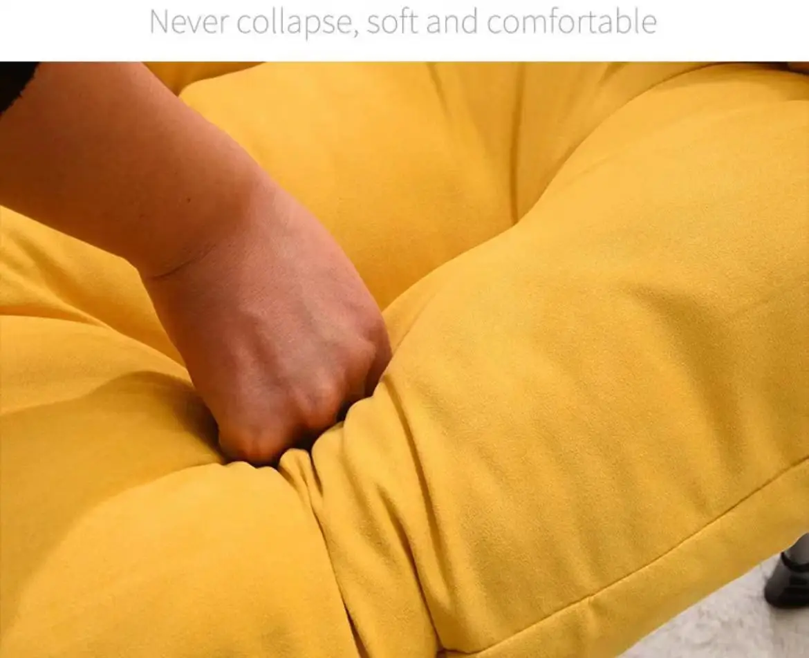 Comfy Lounge Arm Chair and Footrest Stool Set Single Fabric Sofa Armchair Upholstered Velvet Barrel Accent Chair with Ottoman supplier