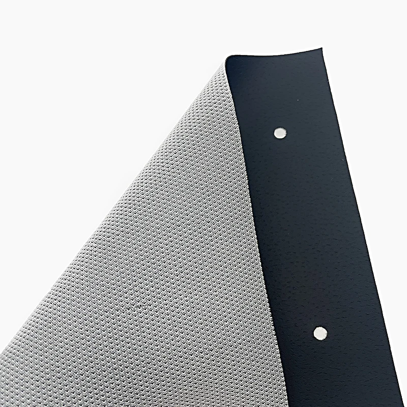 PVC Leather Faux Leather Fabric with 7 Colors in Stock 50 Yards MOQ and 100000 Meters Production Capacity