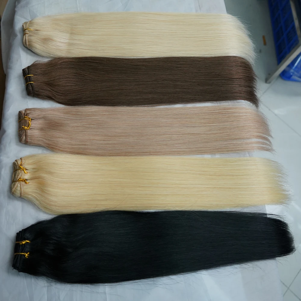 Raw Unprocessed Raw Virgin Temple Hair Bundle Cambodian Virgin Cuticle Aligned Hair 12 A No Tangle No Shedding Double Drawn Hair
