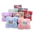 High Density Coral Velvet Towel Bath Towel Set Thickened Soft Absorbent 70*140 Bath Towel Three-piece Set
