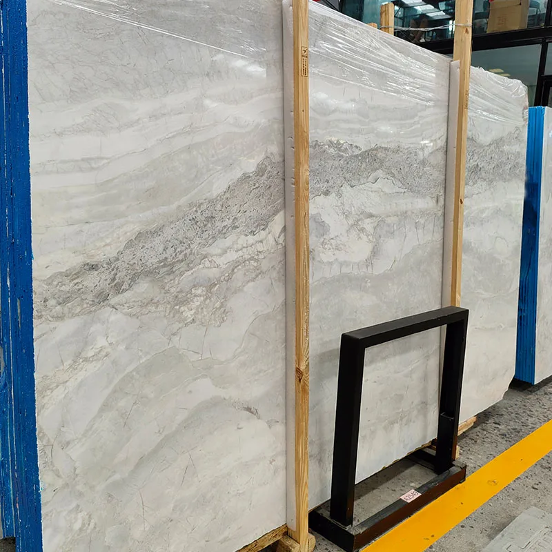 product china white nature stone albert white marble tile and slab widely for interior and exterior decoration-2