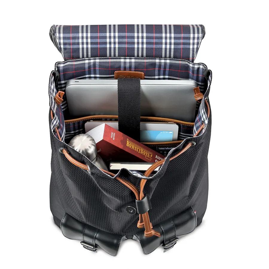 Denim Travel Backpack with USB Charging Port Airline Approved for Short Trips Organizer Bag with Shoe Compartment Wet Pocket details