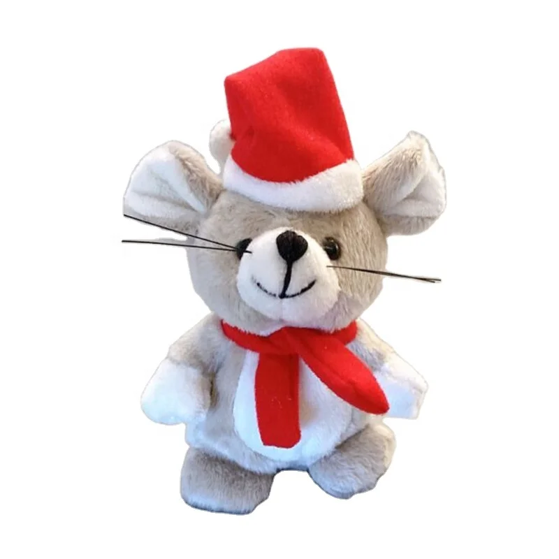 plush christmas mouse