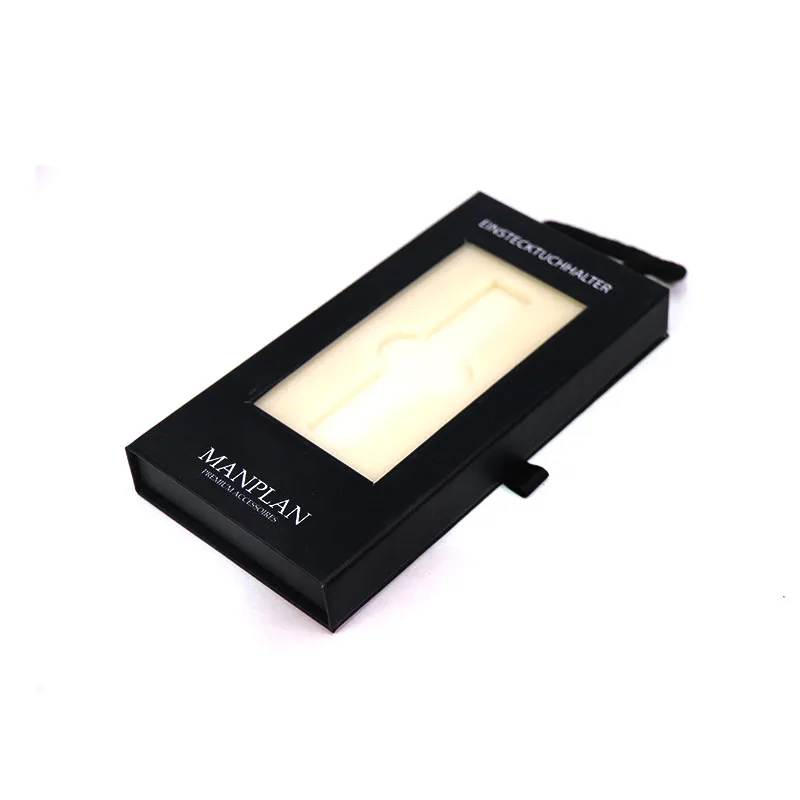 Custom Luxury Folding Gift Box Clear Top