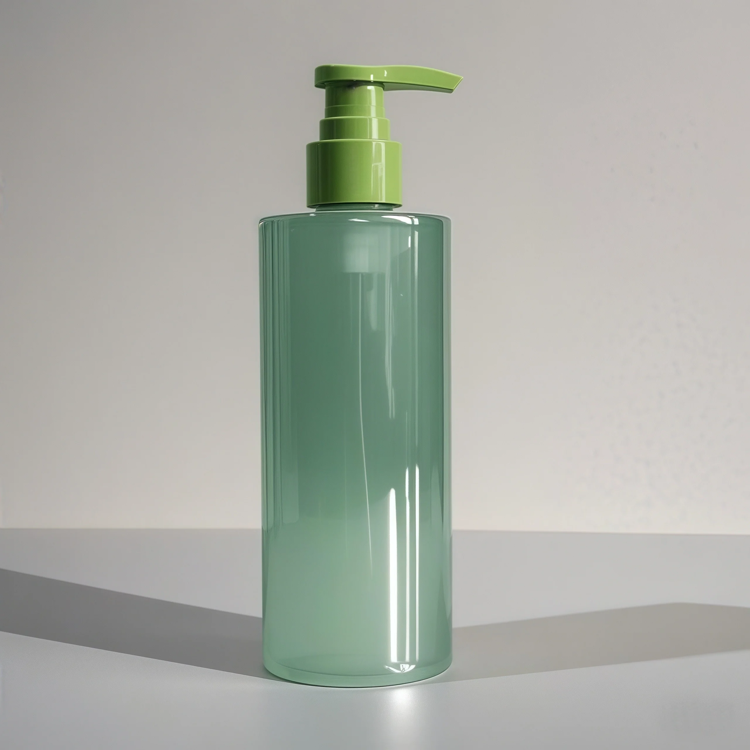 200ml-280ml PET Cosmetic Pump Bottle with Press Pump Sealing for Lotion Serum and Shower Gel Packaging