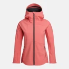 Women Jacket Waterproof Women Rain Jacket Waterproof Hooded Lightweight Hiking Jacket All-match Fashion Casual Pink