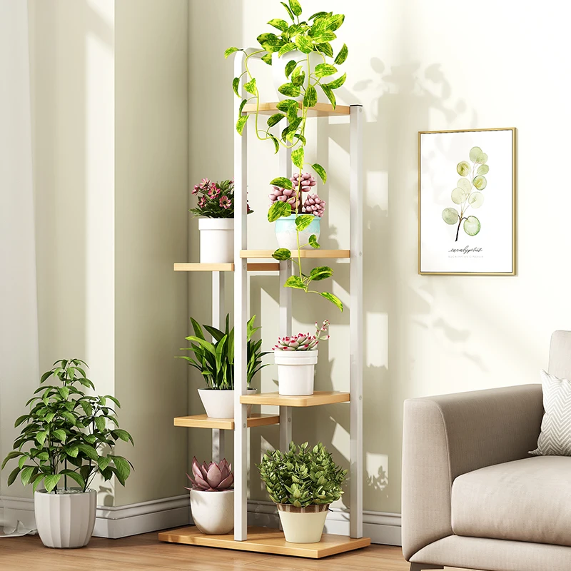 Nordic Tall living room wedding balcony garden floor plant flower stand