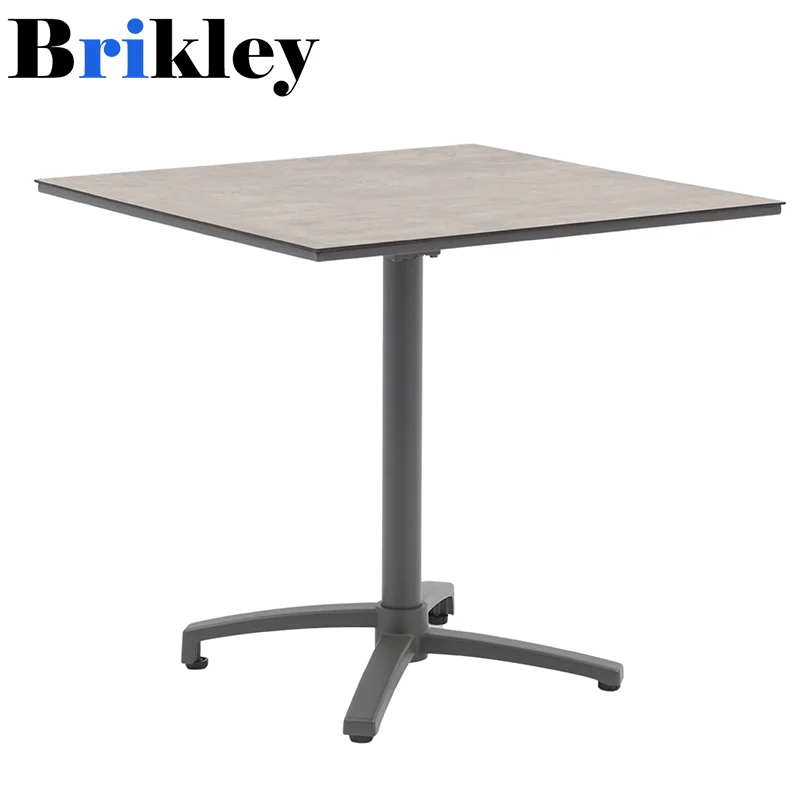 Brikley HPL Table with Compact Laminate Material and Aluminum Base factory