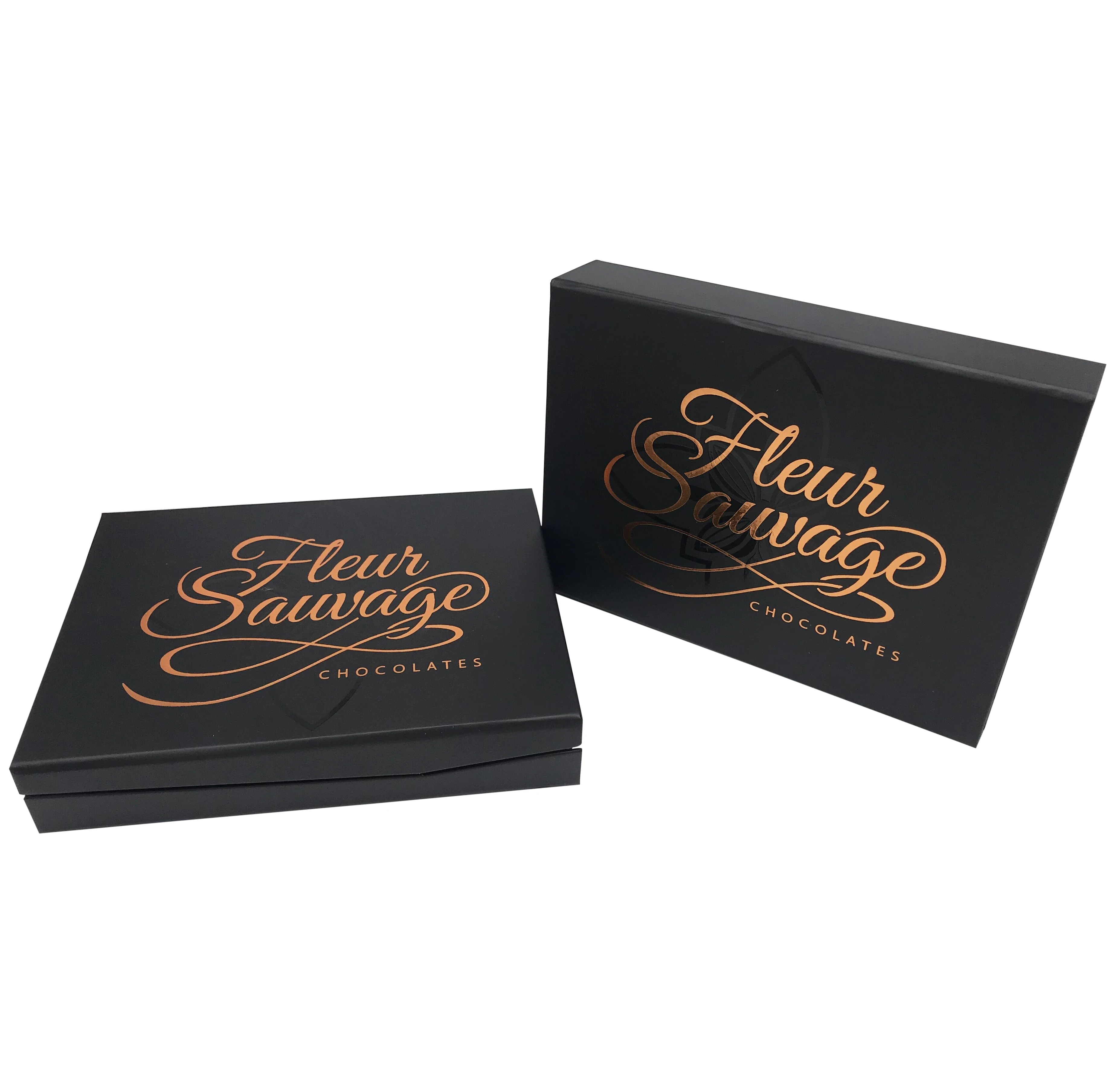 print sweet chocolate box with plastic tray paper box packaging