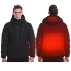 Padded Jacket Stylish Smart Heating USB Waterproof Windproof Breathable Heating Padded Jacket For Men