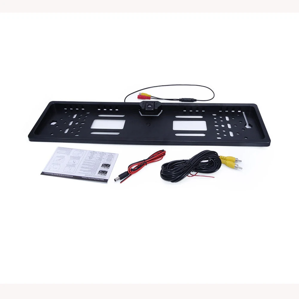 Car Number Plate Frame HD Waterproof EU Number Plate Car Rear View Reverse/reversing Parking Backup Camera Universal IP 68 5V 6M supplier