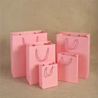 Bag Shopping Bags Brown Paper Bag Shopping Bags Custom Pink Tote Bag Collapsible